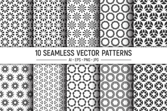10 Seamless Circles Patterns