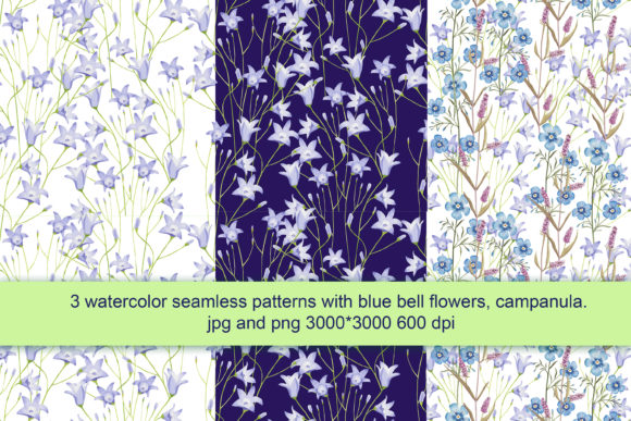 3 Watercolor Patterns for Modern Design