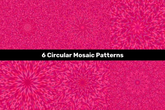 6 Pink Circular Mosaic Patterns: A Practical Evaluation for Design Selection