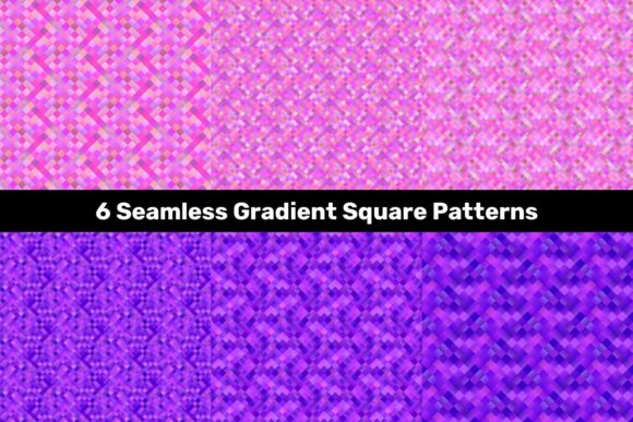 6 Seamless Gradient Square Patterns: Real-World Uses and Creative Ideas