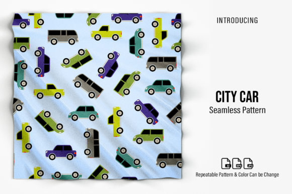City Car Patterns: A Display Font with Urban Edge