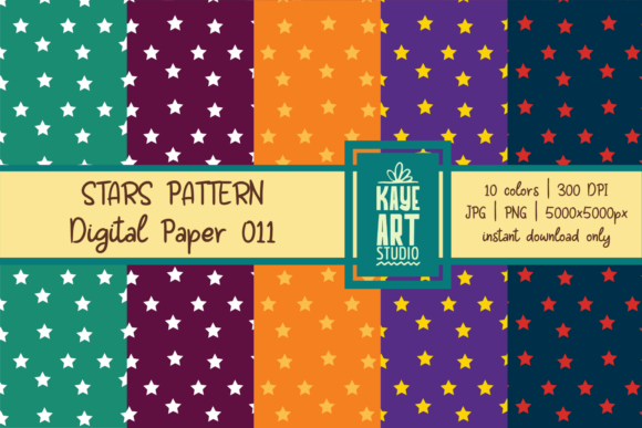 Evaluating Stars Digital Patterns 011 for Your Next Design Project