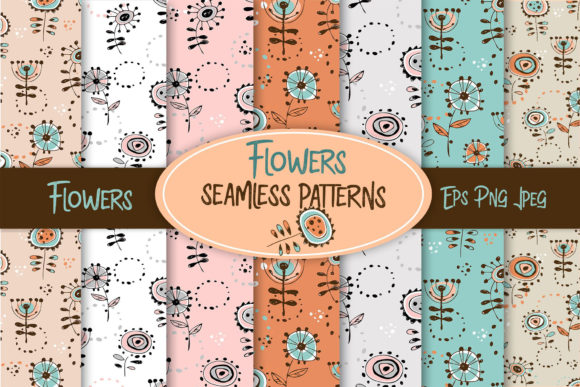 Floral Seamless Patterns Digital Paper for Everyday Creativity