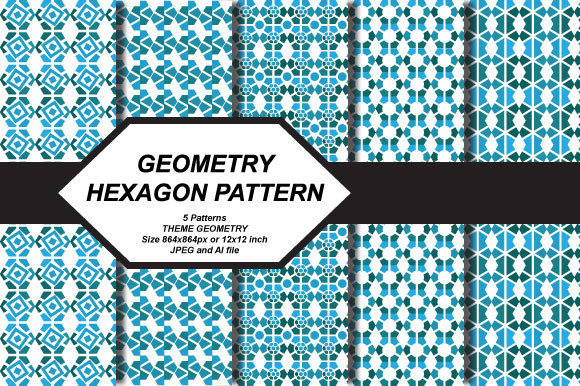 Geometry Hexagon Patterns for Modern Design