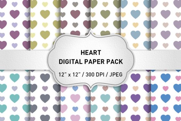 Hearts Digital Papers Patterns – More Than Just Pretty Backgrounds for Your Projects