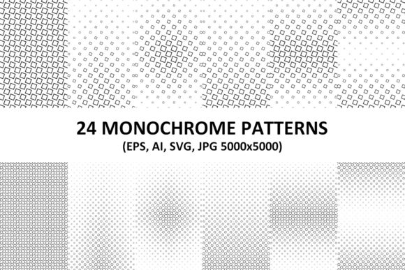 Monochrome Vector Square Patterns: A Practical Guide
