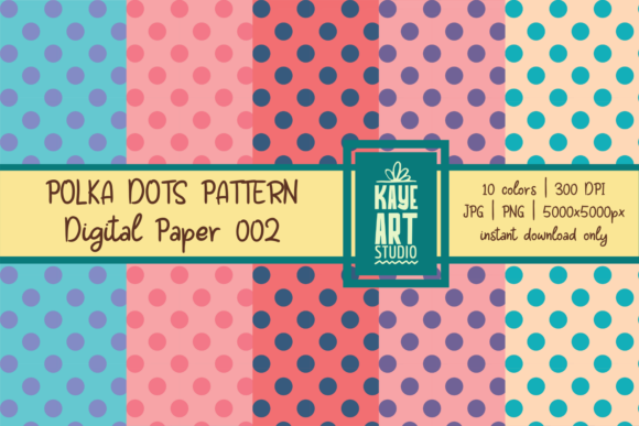Polka Dots Digital Patterns 002: Strategic Foundations for Visual Branding and Content Design
