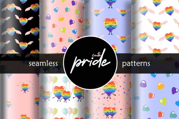 Rainbow Heart Patterns in PNG Formats: A Versatile Visual Resource