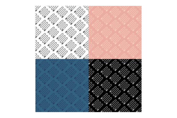 Seamless Patterns with Sports Jump Rope for Design