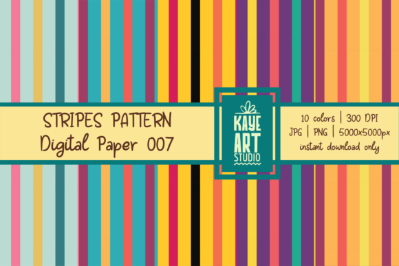 Stripes Digital Patterns 007: Design Impact