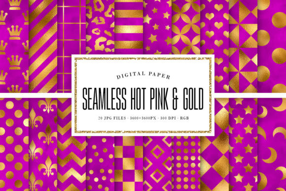 The Allure of Hot Pink and Gold Seamless Patterns: Design, Psychology, and Practical Mastery