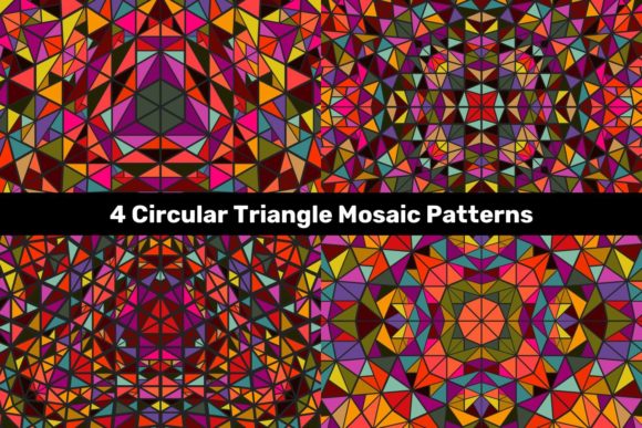 The Strategic Power of 4 Colorful Triangle Mosaic Patterns in Modern Visual Communication